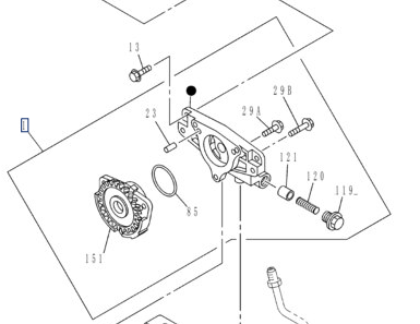 VI8970835761 ENGINE OIL PUMP