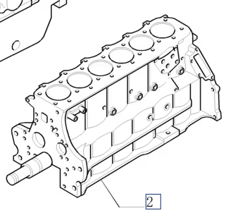 87802555R EXCHANGE ENGINE