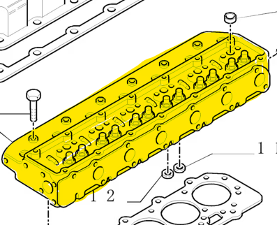 87802943 CYLINDER HEAD