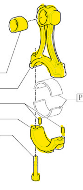 87801221 ROD, CONNECTING