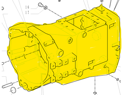 47124585 TRANSMISSION HOUSING