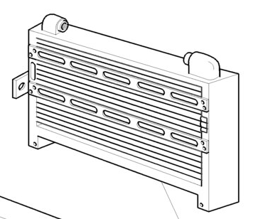 87352455 OIL COOLER