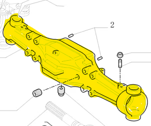 5179410 FRONT AXLE