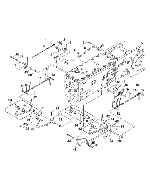 Diagram of all the parts for the TC55DA-03.01 - PEDAL & BRAKE LOCK at BRIM:Parts.
