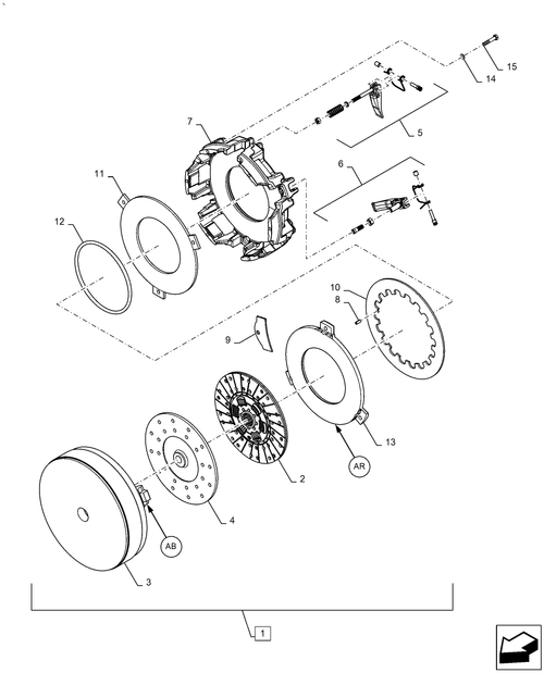 Workmaster 60 - CLUTCH, ASSY