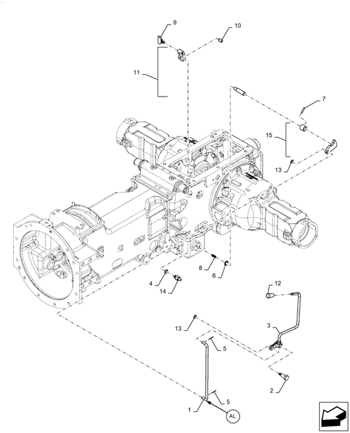Workmaster 60 - LEVER, ENGAGEMENT, 4WD