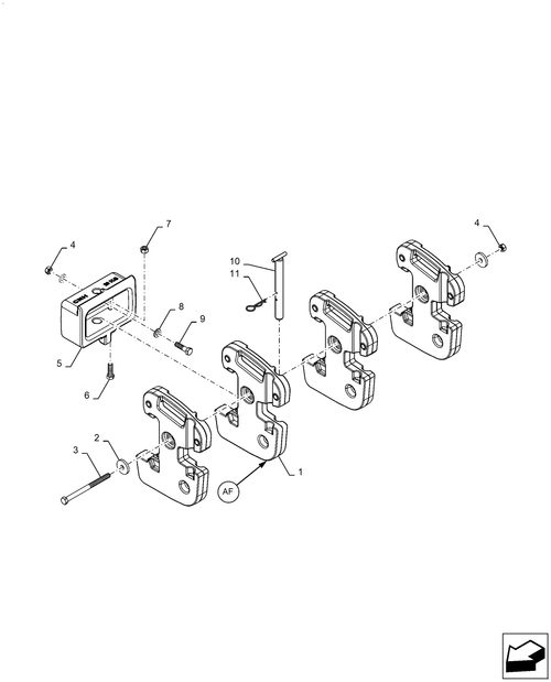 Workmaster 60 - FRONT, BALLAST