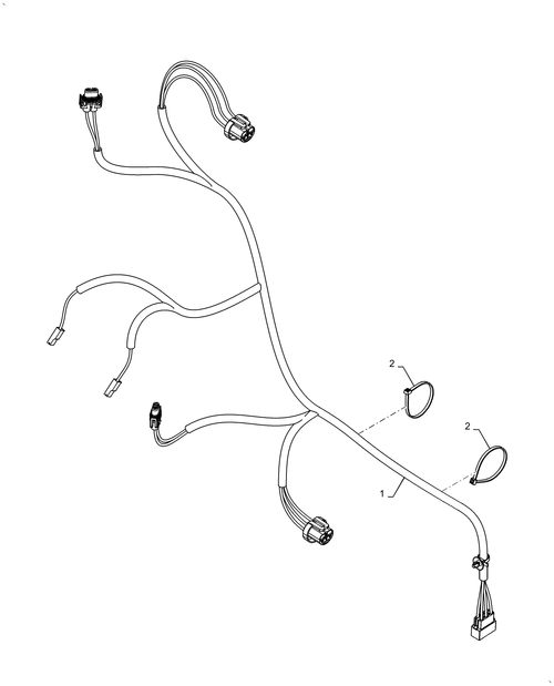 Workmaster 60 - HEADLIGHT, WIRE HARNESS