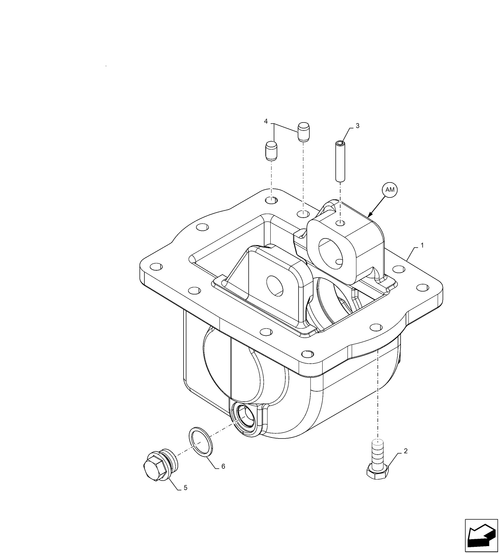 Workmaster 60 - FRONT AXLE, PTO