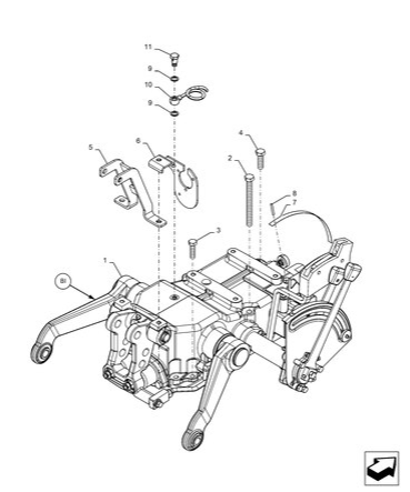 Workmaster 60 - HYDRAULIC, HOUSING - LIFT