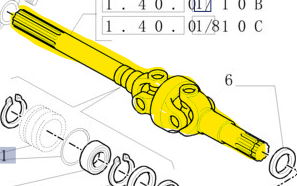 5174473 ARTICULATED SHAFT