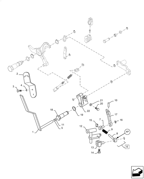 Workmaster 70-35.100.AP[39] - VAR - 338515082, 338536081, 696099013, 696099014, HYDRAULIC LIFT, ASSY, GROUP, INTERNAL, LEVER, ASSY,  550CC WITH S1 AND TANK PORT ; (Var) 338515082, 338536081, 696099013, 696099014