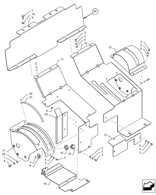 Workmaster 70-90.110.BC[02] - VAR - 392285081, PLATFORM, COVERS, JOYSTICK,  WITHOUT ; (Var) 392285081