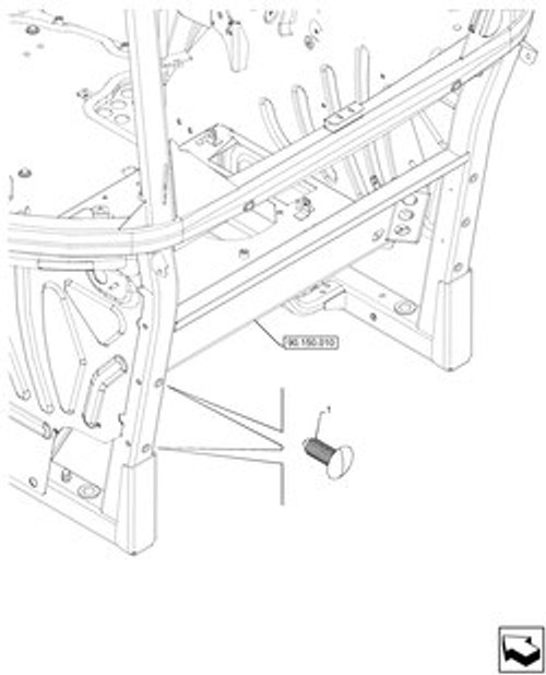 Powermaster 75-88.100.180 - WHEEL CHOCK, FASTENER, CAB, NA