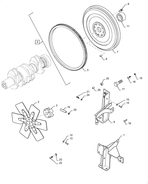 Workmaster 75 (10-16)-10.001.AD[16] - ENGINE ASSY-F5C