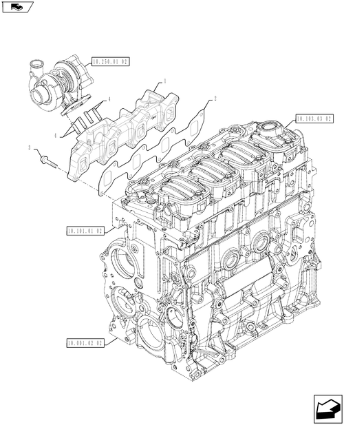 Workmaster 75 (10-16)-10.254.AC[01] - EXHAUST MANIFOLD