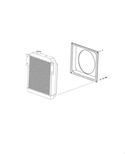 Workmaster 75 (10-16)-10.400.BE[01] - SHROUD RADIATOR