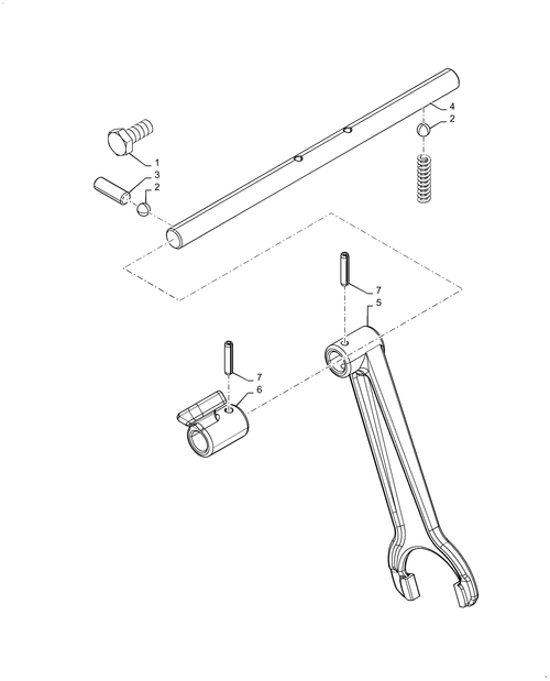 Workmaster 75 (10-16)-21.130.AZ[10] - SPLITTER GEARING CONTROL (DET.1)