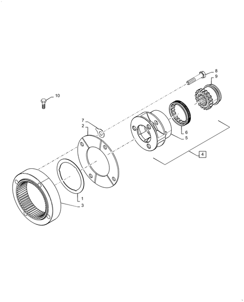Workmaster 75 (10-16)-21.130.AZ[19] - CENTRAL REDUCTION GEARING ( DET.3)