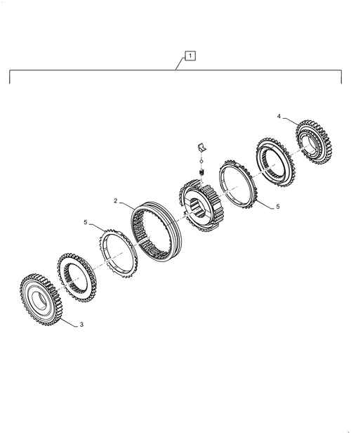 Workmaster 75 (10-16)-21.140.AK[09] - GEARING TRANSMISSION (DET.4)