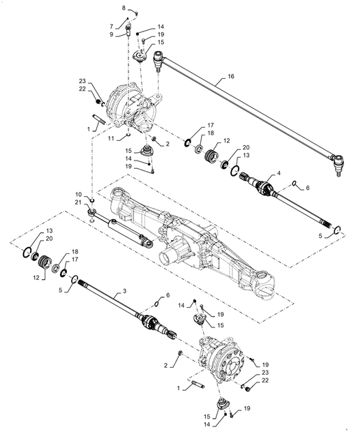 Workmaster 75 (10-16)-25.100.AD[06] - FRONT AXLE STEERING SUPPORT