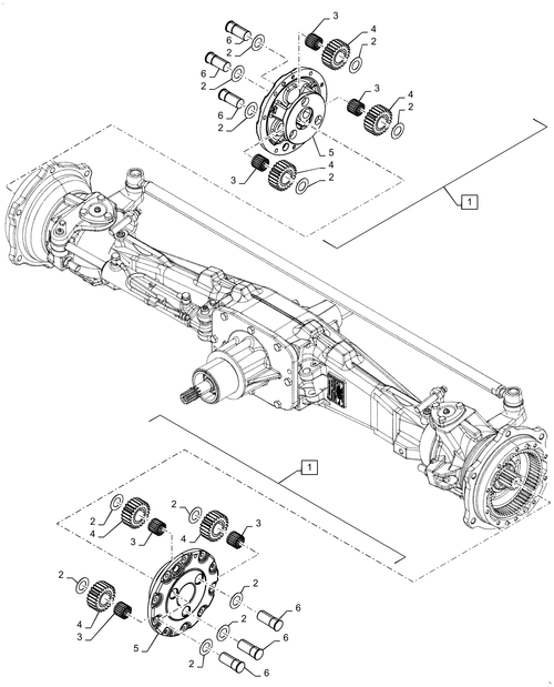Workmaster 75 (10-16)-25.102.AP[01] - PLANETARY CARRIER ASSY