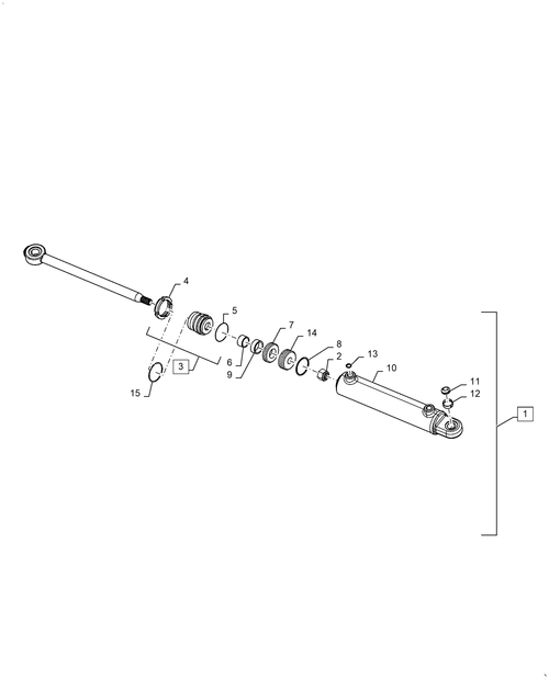 Workmaster 75 (10-16)-25.400.AM[01] - CYLINDER, STEERING ASSY
