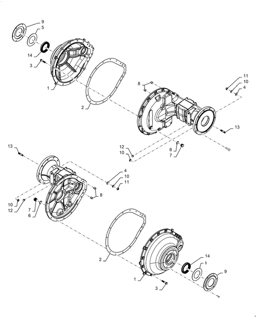 Workmaster 75 (10-16)-27.100.AB[04] - SIDE FINAL DRIVE CASING, ASN JXT2496124