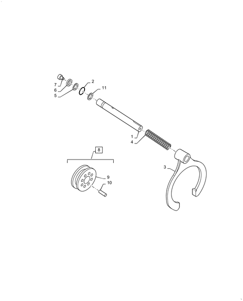 Workmaster 75 (10-16)-27.106.AM[03] - DIFFERENTIAL LOCK, PTO CONTROL