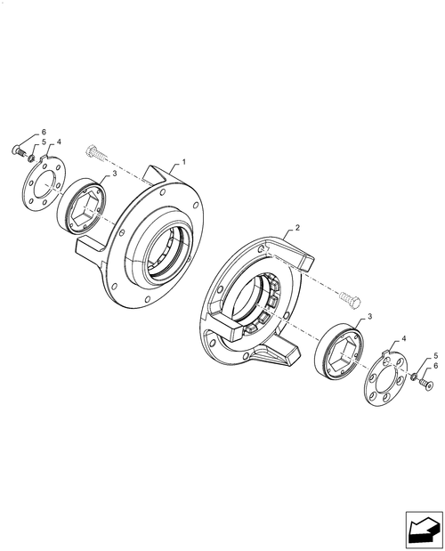 Workmaster 75 (10-16)-27.106.AR[01] - VAR - 349691091, COVER ASSY, CENTRAL REDUCTION GEAR ; (Var) 349691091