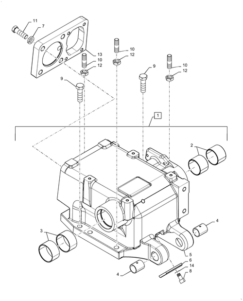 Workmaster 75 (10-16)-35.100.AP[42] - VAR - 390000085 - HYDRAULIC LIFT HOUSING