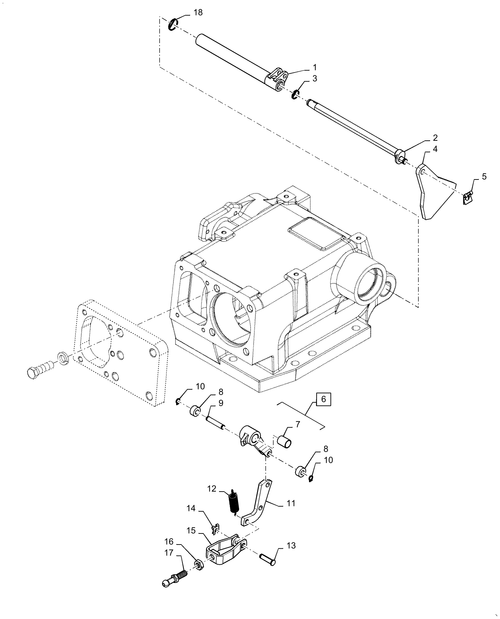 Workmaster 75 (10-16)-35.100.AR[01] - VAR - 390000085 - HYDRAULIC LIFT INTERNAL LINKAGE