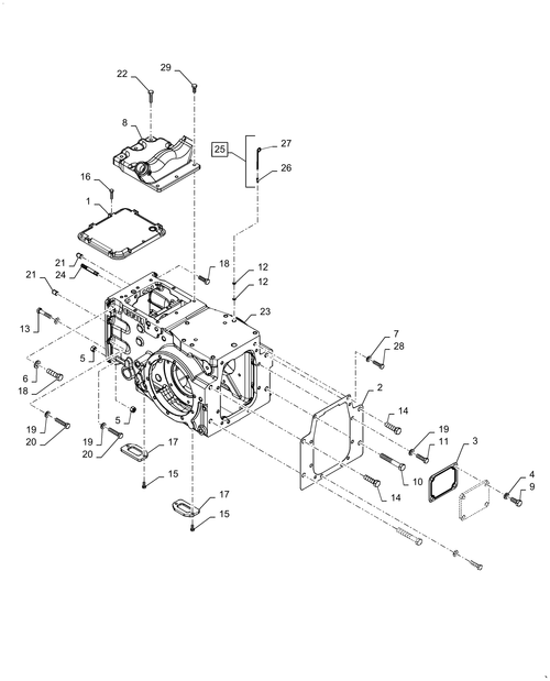 Workmaster 75 (10-16)-35.735.AA[13] - TRACTOR FRAME