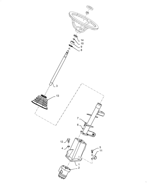 Workmaster 75 (10-16)-41.200.AO[01] - POWER STEERING MOTOR