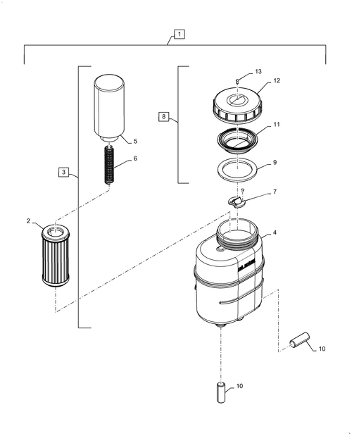 Workmaster 75 (10-16)-41.200.AO[02.] - POWER STEERING - PUMP TANK AND PIPING