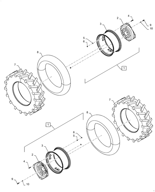 Workmaster 75 (10-16)-44.520.AB[01] - REAR WHEEL ASSY