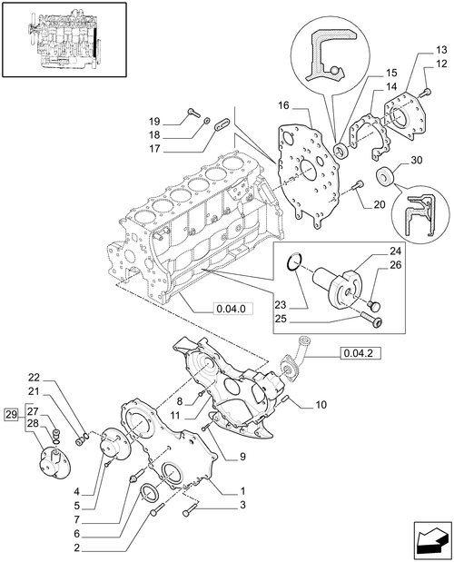 TM120-0.04.3 - ENGINE COVERS & GASKETS