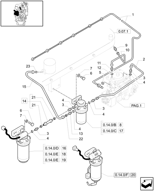 TM120-0.14.0[03] - 2 FILTERS FUEL SYSTEM