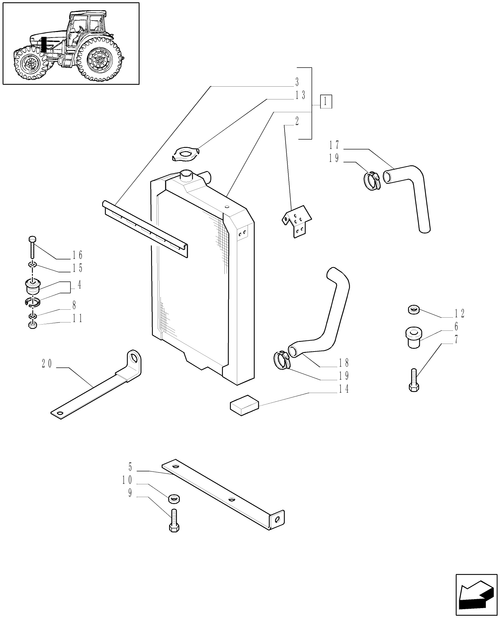 TM120-1.17.0 - RADIATOR & RELATED PARTS