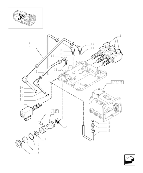 TM120-1.29.9 - (VAR.272) HI-LO 24X12 (SHUTTLE 40 KM/H) / SERVO-CONTROL