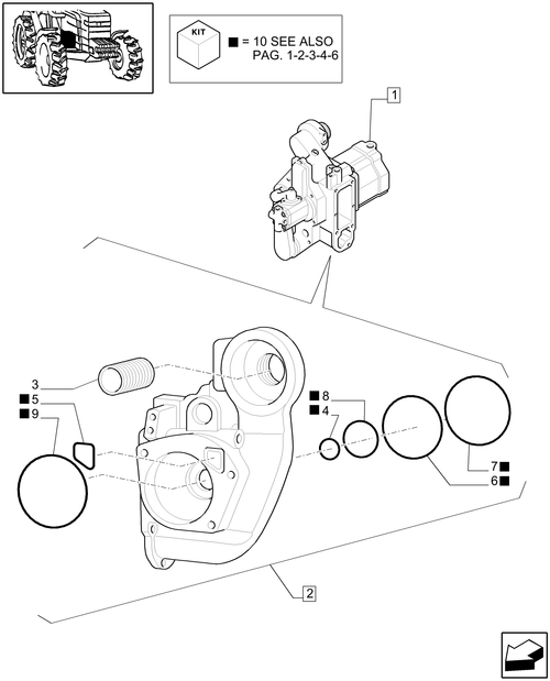 TM120-1.32.8/  B[05] - PUMPS FOR HYDRAULIC SYSTEM AND LIFT - BREAKDOWN