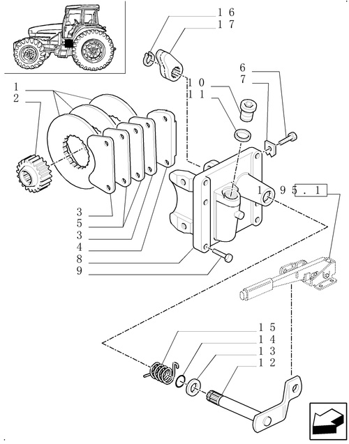 TM120-1.65.5[01] - PARKING BRAKE - C4806