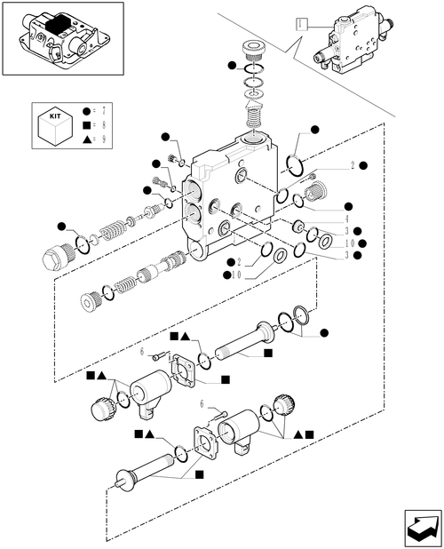 TM120-1.82.7/  D - REMOTE CONTROL VALVE BREAKDOWN (EDC VALVE) - D5504