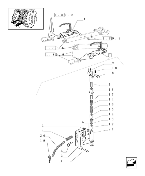TM120-1.89.9/04 - (VAR.742-946) AUTO LINKAGE STABILIZERS