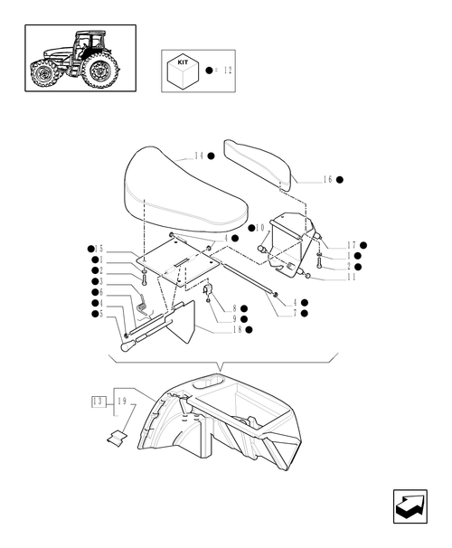 TM120-1.93.3/01 - (VAR.865) PASSENGER SEAT