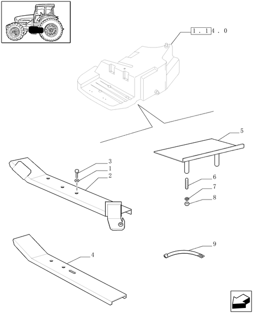 TM130-1.14.7[02] - FUEL TANK SUPPORT