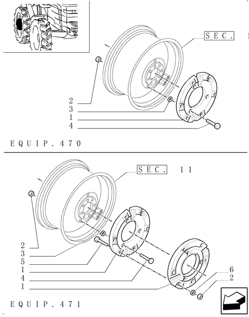 TM130-1.49.6/01 - (VAR.470/1-471/1) REAR BALLAST