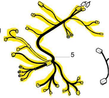 87301849 Front Main Wire Harness