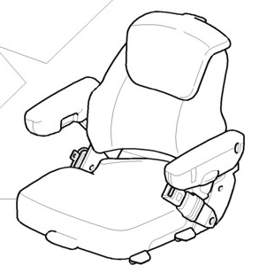 87515371 DRIVER SEAT