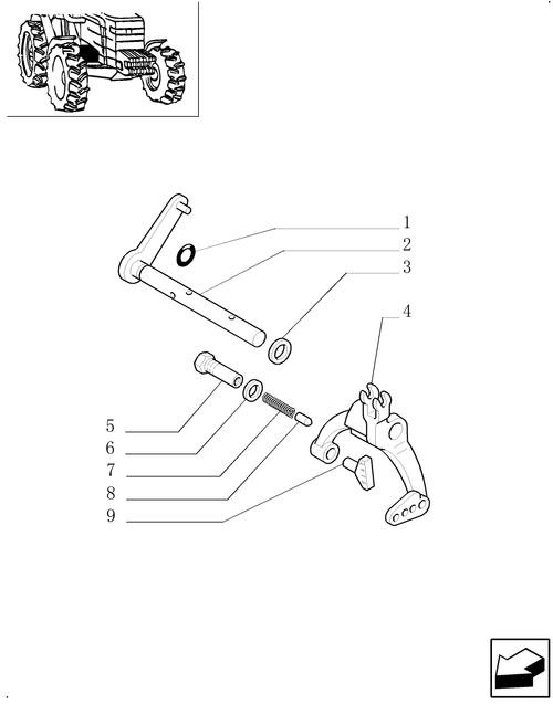 TM140-1.29.0/01[02] - (VAR.272) HI-LO 24X12 (SHUTTLE 40 KM/H) / INTERNAL SHIFTING CONTROLS
